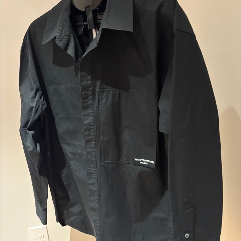 Black men’s oversized shirt